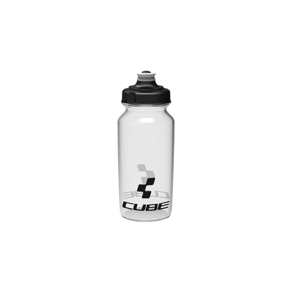 CUBE Fahrrad-Trinkflasche 0,5l Icon transparent