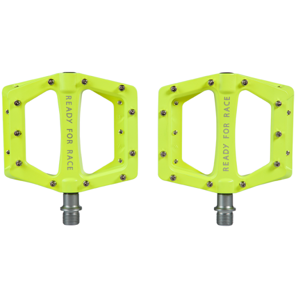 Cube-RFR cycle pedals Flat CMPT neon yellow