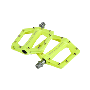 Cube-RFR Fahrrad-Pedale Flat CMPT neon gelb