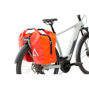 Cube ACID Bicycle Panniers TRAVLR 20/2 flame´n´black 2x20 liter