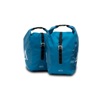 Cube Acid Fahrrad-Seitentaschen-Set TRAVLR 20/2 dunkelblau-schwarz / 2x20 Liter