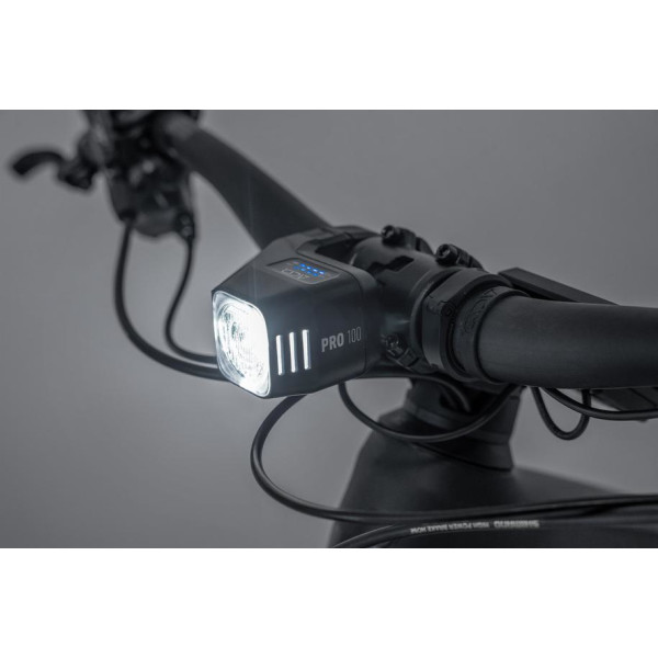Cube Fahrrad-Beleuchtungsset Tour 25 USB schwarz