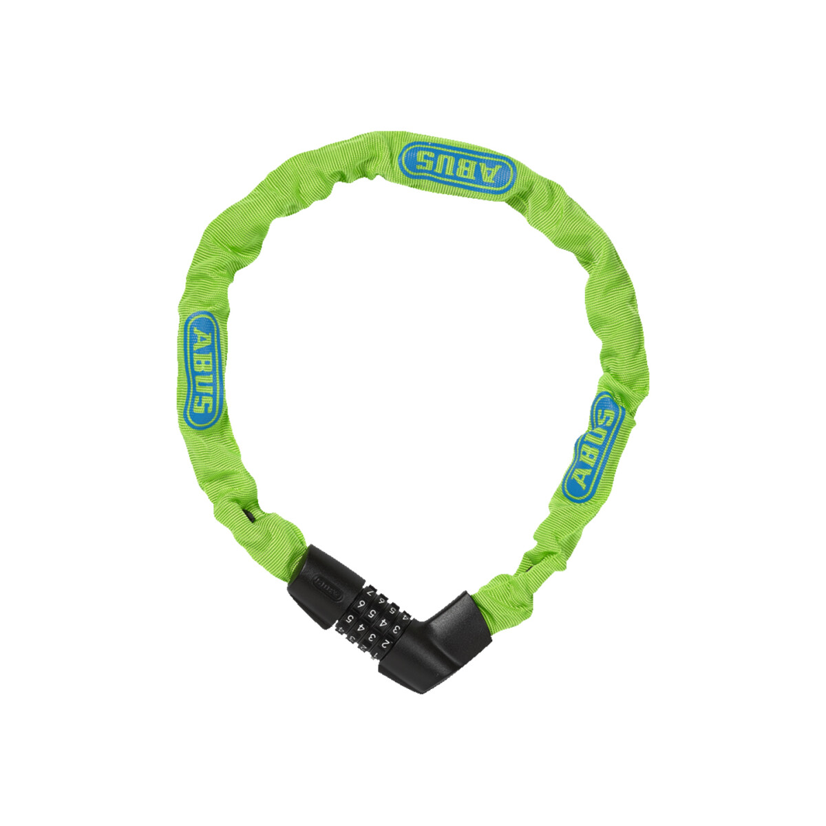 Abus Fahrrad-Kettenschloss Tresor 1385/75 neon grün
